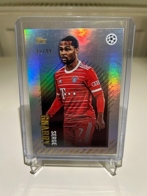 Serge Gnabry FC Bayern München Topps Gold Champions League 17/99