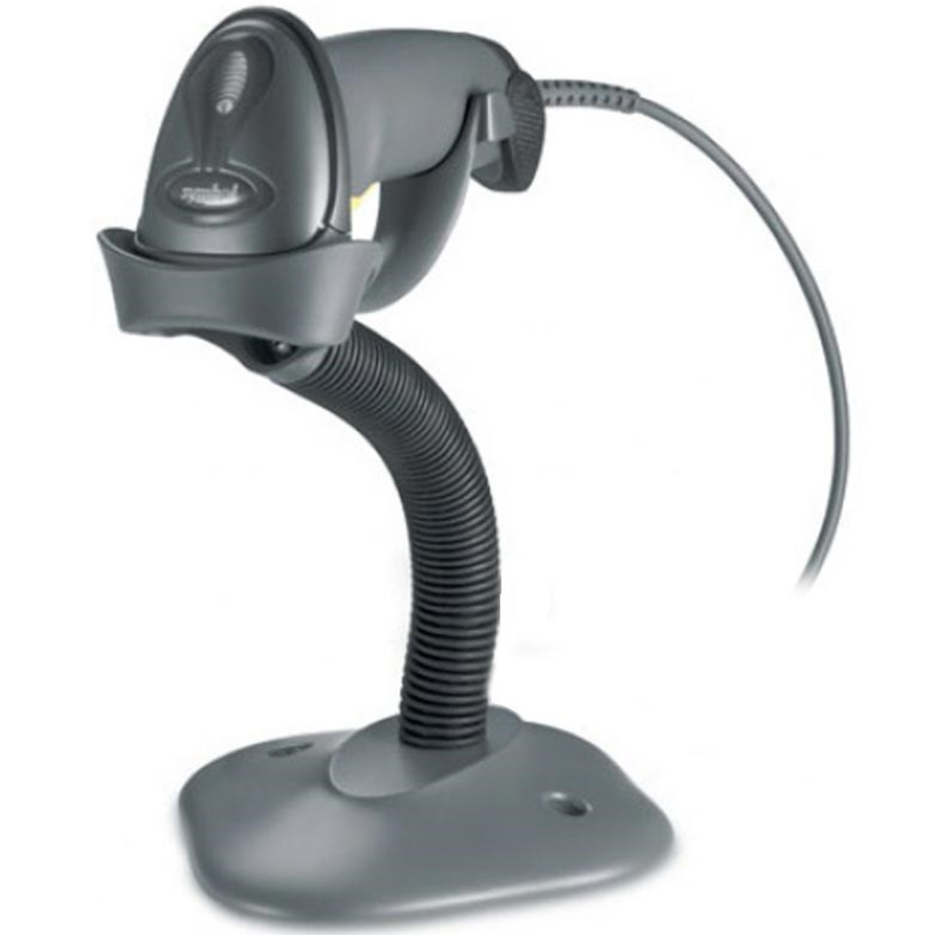 Zebra LS2208 USB Barcode Scanner Kit Black With Stand LS2208-SR20007R-UR