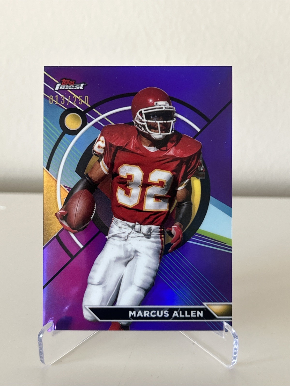 2023 Topps Composite - Topps Finest Marcus Allen #200 Purple Refractor /250