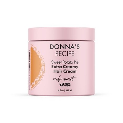 Sweet Potato Pie Hair Cream Extra-Creamy | Lightweight, Non-Greasy Curl Defin...