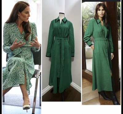 green emerald velvet dress Cefinn Emerald V-Neck Midi Dress