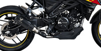 Voge 125 R 2023-2024 Komplettanlage Auspuff MK2 Black Ixrace AV1236SB