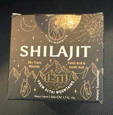 Himalayan Shilajit - 85+ Trace Minerals  Fulvic Acid BetterAlt 1.7 fl oz 10/2025