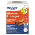 Nicotine Lozenge 4 mg Cinnamon Flavor Stop Smoking Aid 108 Count