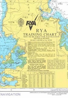 RYA Training Chart (Map)