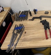 Lot Of Mixed Aviation sheet metal Structure Fabrication tools