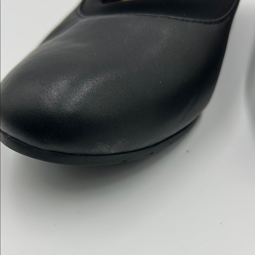 Clarks Collection Black Wedge Shoes Women's 8w Comfy Round Toe Professional - Picture 12 of 13
