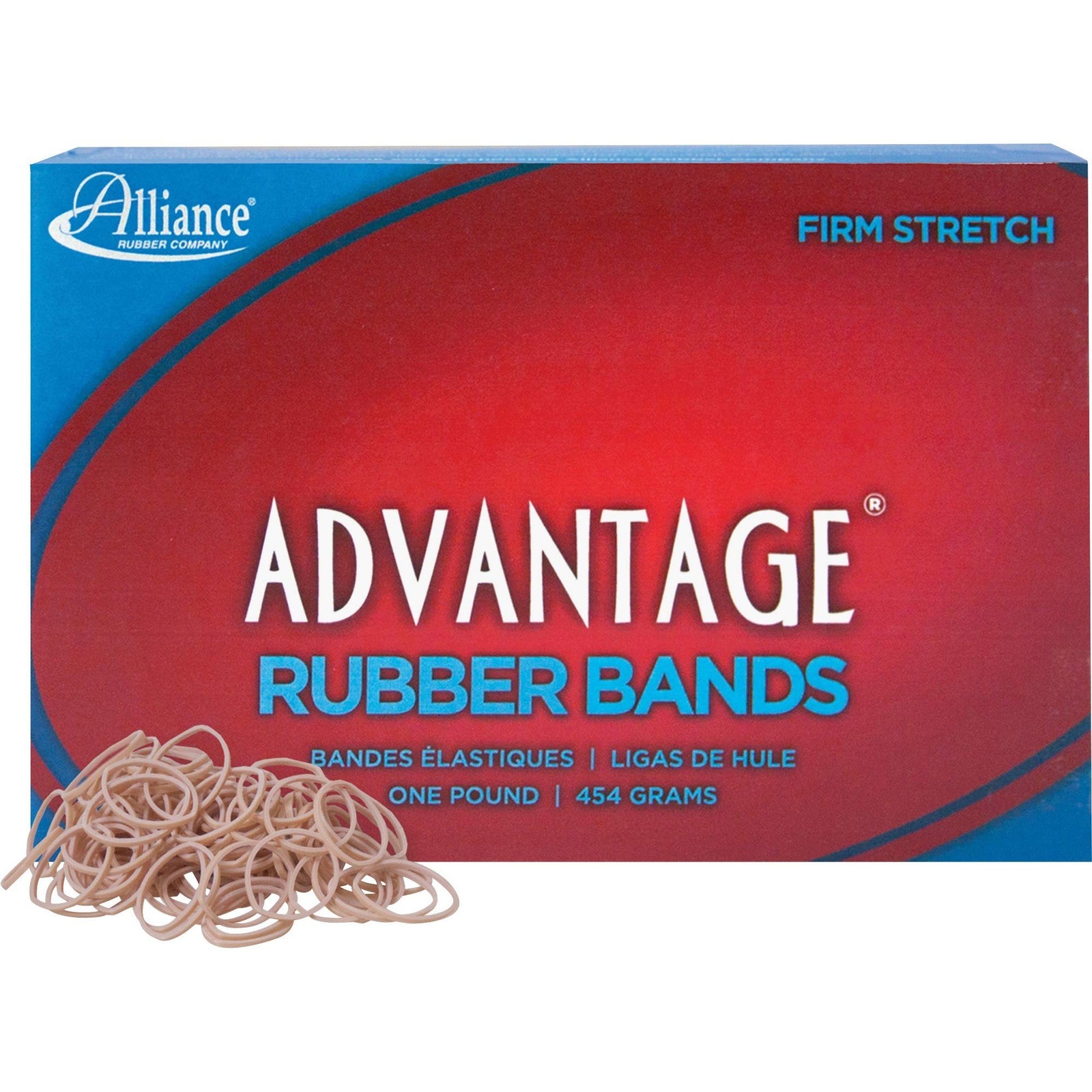 Rubber Bands Size 10 1 1/4 Inch Beige Elastic Office Home Industrial 1 Pound