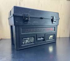 Used VTG Plano Phantom Pro Tackle Box Tool Box Large Multi Drawer Bi-Fold Door