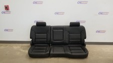 14 Chevy Silverado 1500 Crew Cab Rear Seat Assembly Black Leather