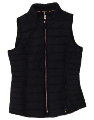 Joules Damen wattierte Weste UK 10 Small dunkelblau Polyester DY19