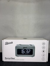 Roberts Revival Rest DAB DAB+ FM Bluetooth Bedside Clock Radio Duck Egg