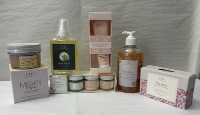 New Farmhouse Fresh 6 Piece Bundle Might Bright Face Mask Sampler Body Oil (FH3)