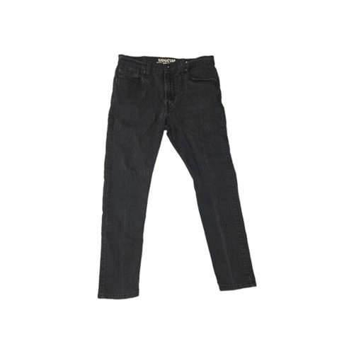 Signature by Levi Strauss & Co. Denim Black S37 Slim Fit Jeans