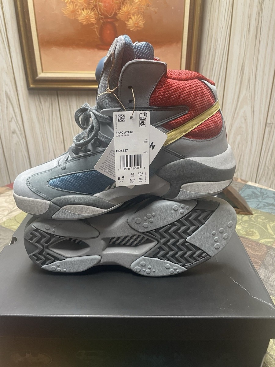 Reebok DC Comics x Shaq Attaq 'Man of Steel' HQ4587 Shoes Size 9.5
