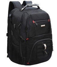 19 Inch Laptop Computer Backpack 50L Large Travel Bag USB Charging Port Men