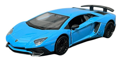 2015 Lamborghini Aventador SV Coupe 1:36 Scale Die-Cast Model Blue