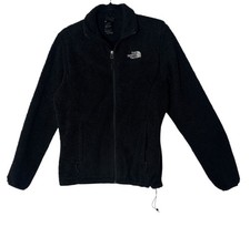 The North Face Fleece Jacket Women  s Medium Black Full Zip Outdoor Cozy Pockets