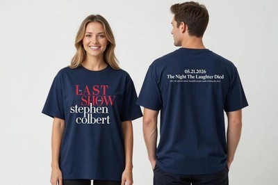 Late Night Comedy Farewell 2026 The Night the Laughter Dies Graphic Fan Tee! US