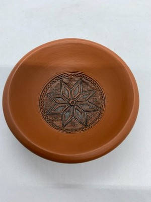 Micmac Pottery Bowl Lennox Island PEI Canada   Signed Indigenous Ceramic