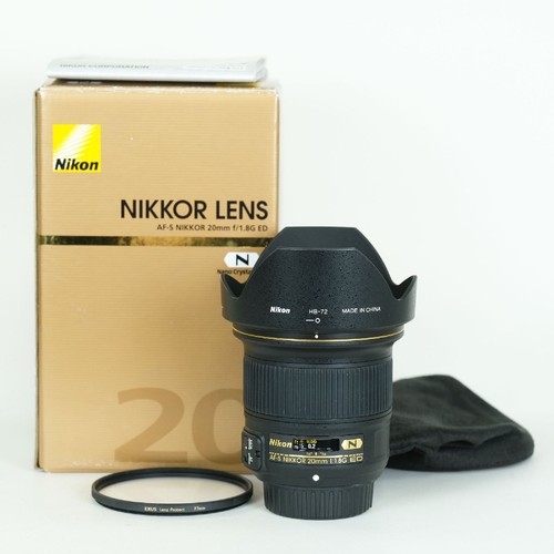 Nikon Af-S Nikkor 20Mm F/1.8G Ed F Mount With Filter