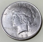 1922 Peace Silver Dollar - 90% Silver US Coin