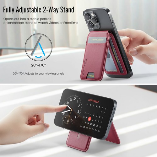 Universal Geldbörse Stick-On Handy RFID Block Kartenhalter Ständer Etui - Bild 58 von 120