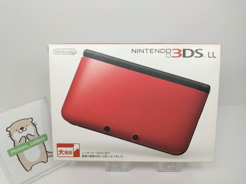 3DS XL LLRed x nero SPR-001 con scatola lingua giapponese testato Nintendo 0403C - Foto 20 di 21