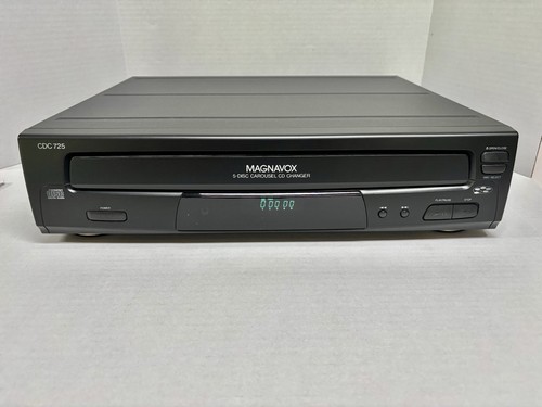 Magnavox CDC-725 Five Disc Stereo CD Carousel + Remote & Manual *For Parts* - Picture 2 of 16