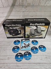 Flight Sim Yoke Pro Pedals CH Products X Plane