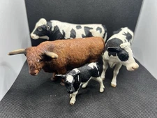 Schleich Farm Animals Lot Of Four Cows