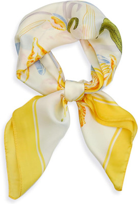Head Scarf for Women Hair 27'' Square Satin Silk Feeling Bnadana Neck Scarf Hand