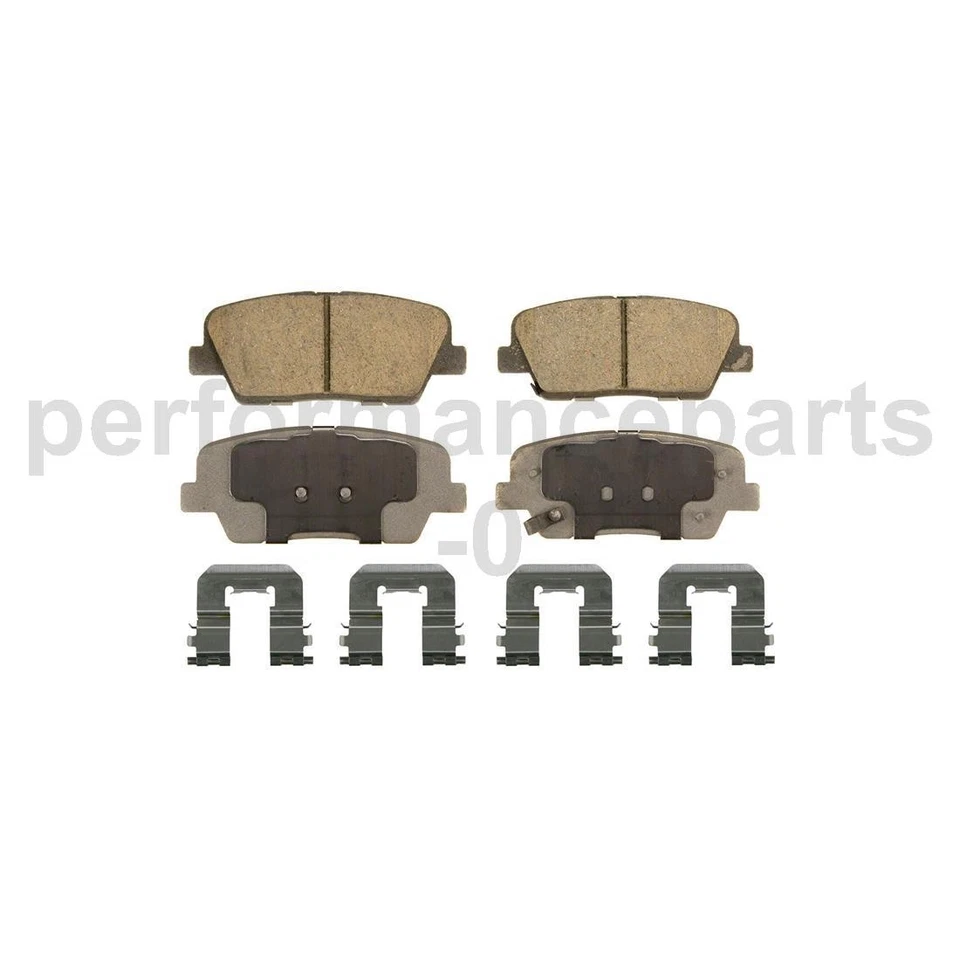 Juego de pastillas de freno de disco trasero rotor de freno de disco para Hyundai Santa Fe Sport 2013-2016 Foto 3 de 4