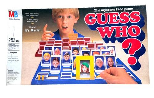 VTG “Guess Who” Game Milton Bradley 1991 Classic Game 90s Kids COMPLETE