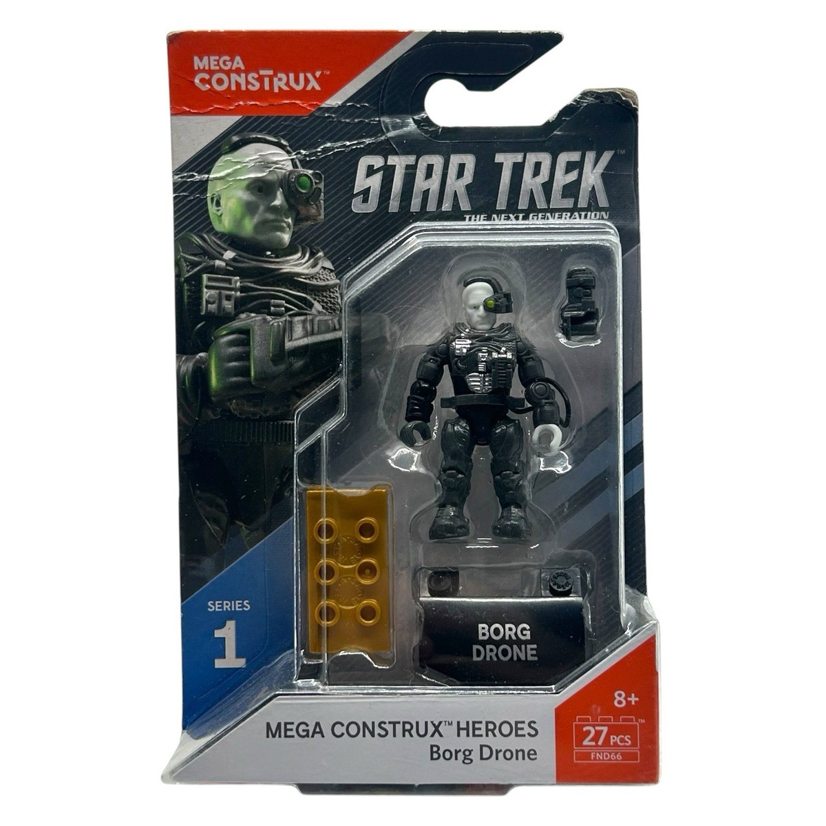 MEGA Bloks Construx Heroes Series 1 Star Trek TNG Borg Drone FND66