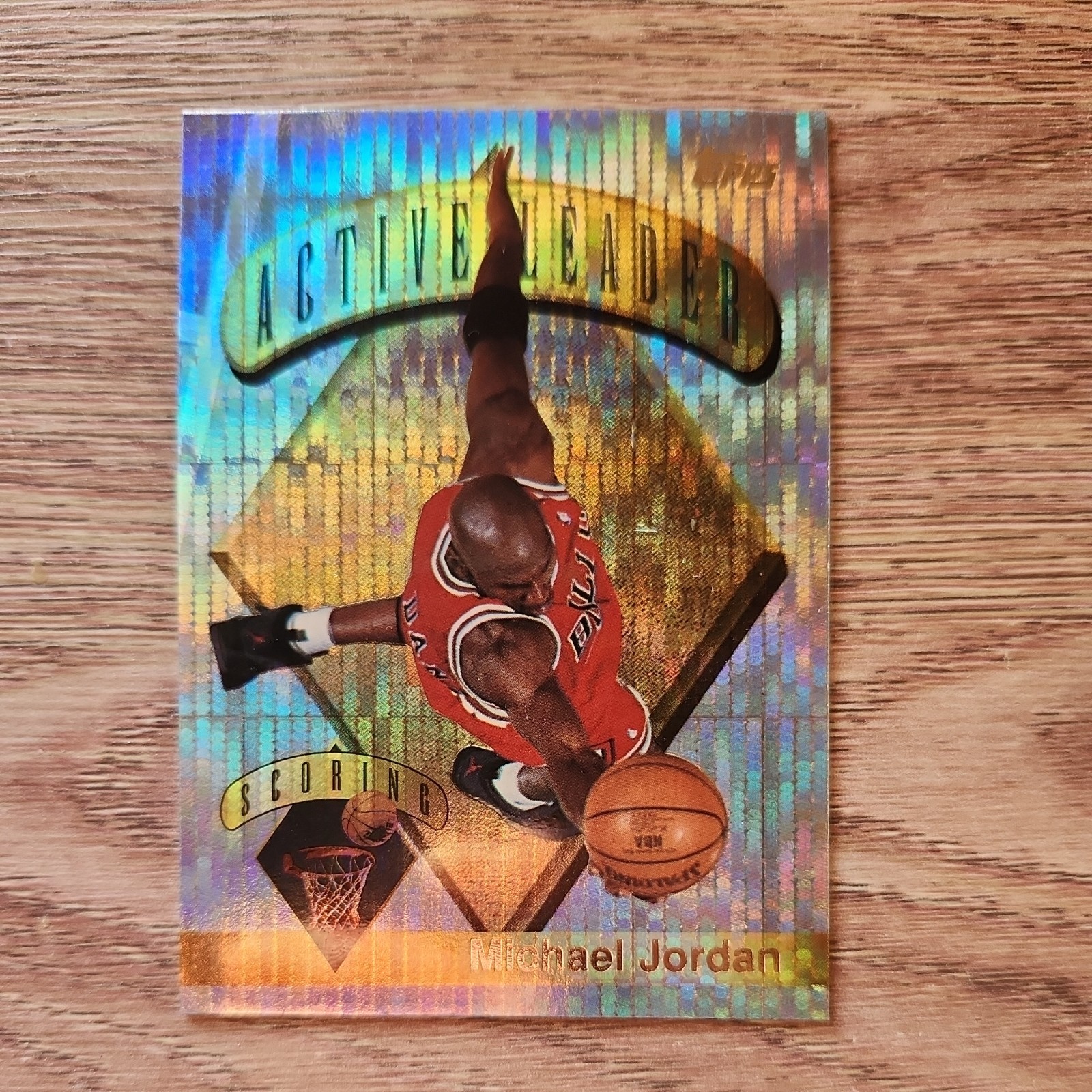 Michael Jordan # 1 Active Leader Power Boosters Scoring 1995-96 Topps Bulls