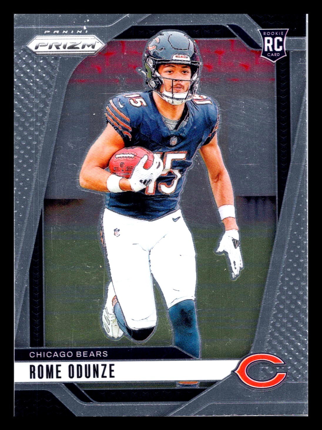 2024 Panini Prizm Rookie Rome Odunze  Base #385 RC Chicago Bears