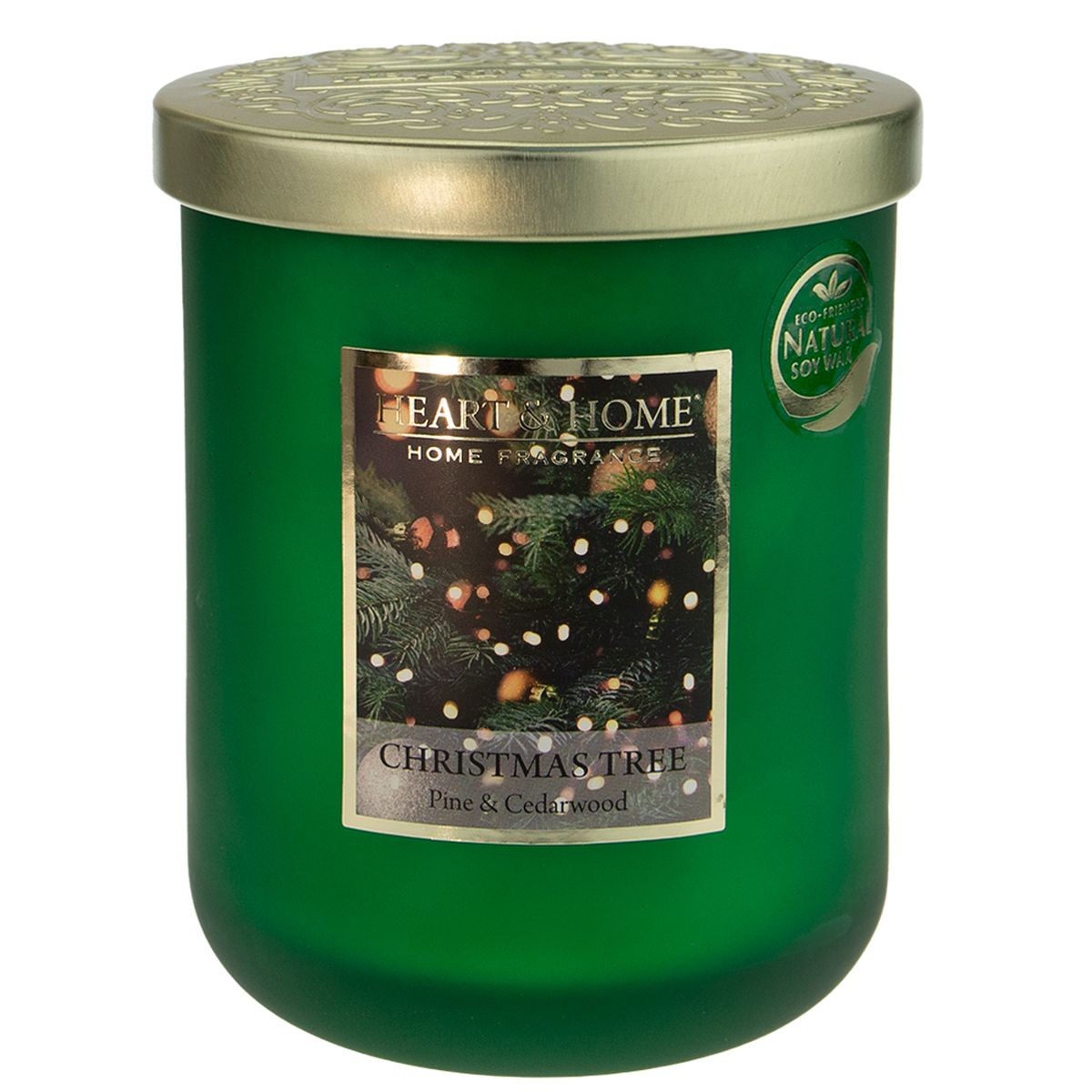 Bougie Sapin de Noël Heart and Home pour une ambiance de fête au salon
