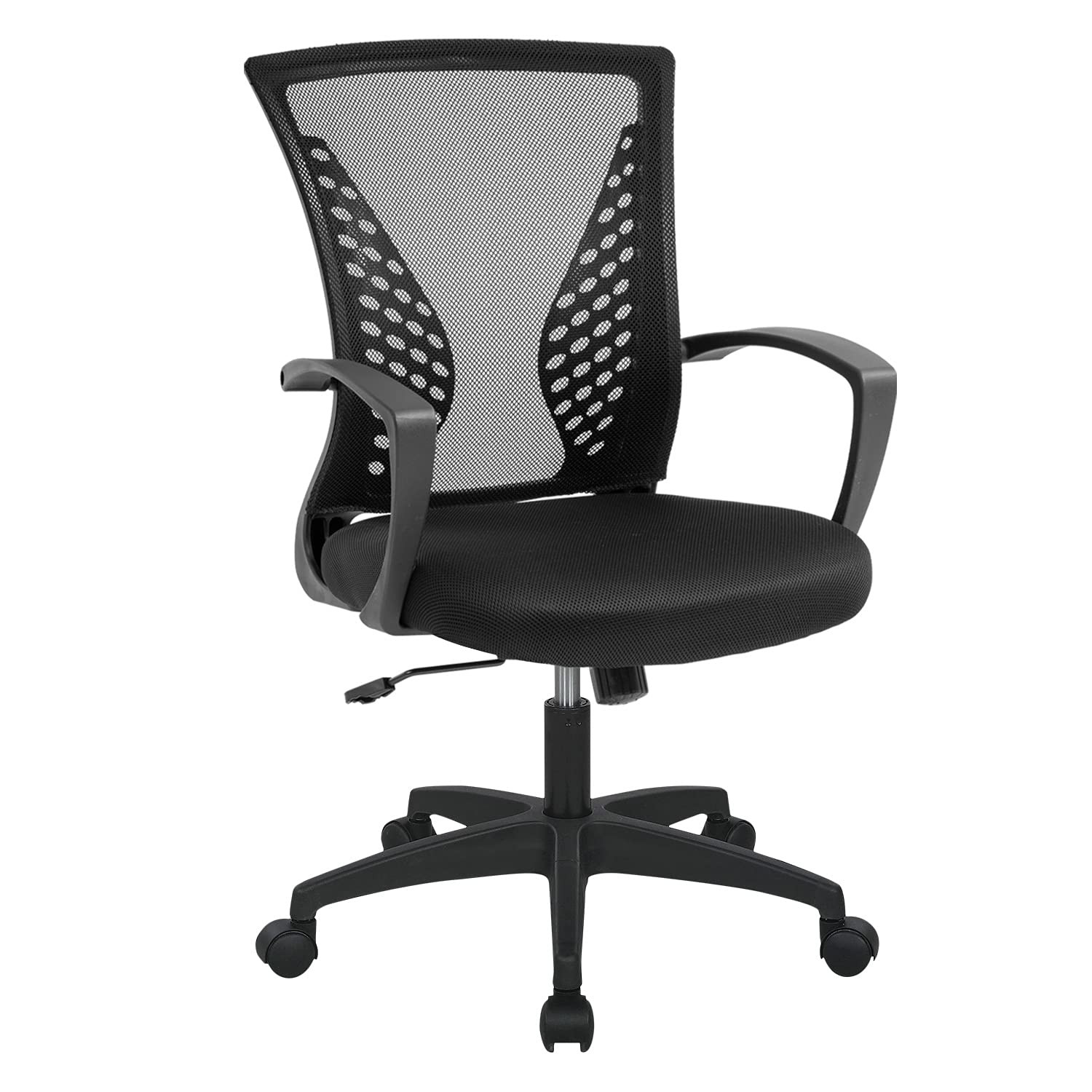 Ergonomic Mid Back Mesh Office Swivel Rolling Desk Chair for Comfort and Support