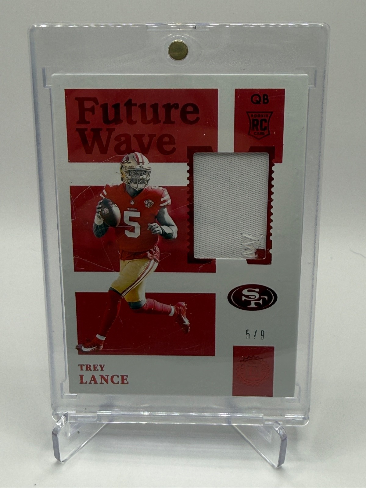 Trey Lance Panini Encased Future Wave Materials #FWMTRL Base