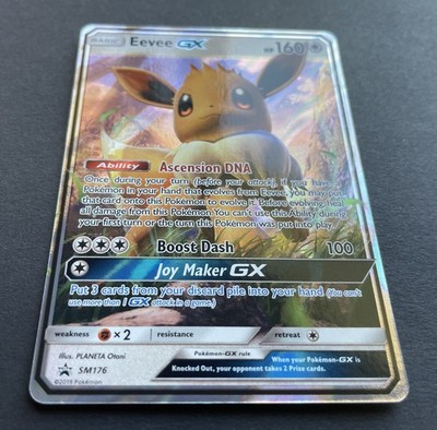 Pokemon Card EEVEE GX SM176 Ultra Rare Promo - NM/M | eBay