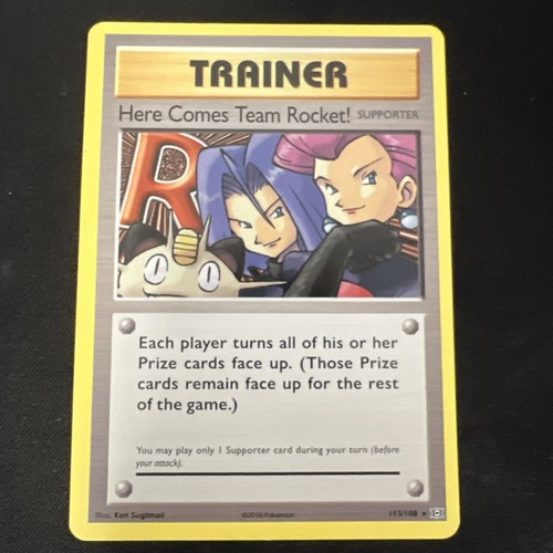 Pokémon - XY Evolutions - Here Comes Team Rocket! Secret Rare 113/108