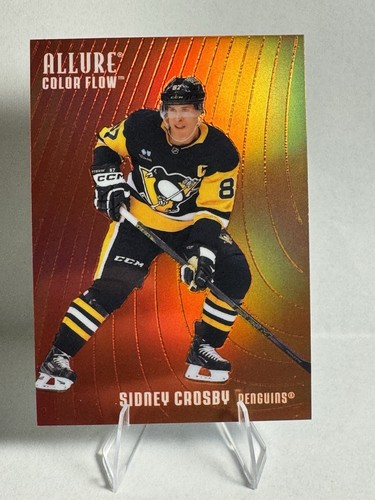 2025-26 Upper Deck Allure - Color Flow Sidney Crosby #CF-24 Red Orange