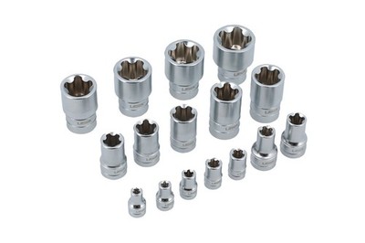 Laser Tools Torx� Plus EPR Socket Set 1/4''D, 3/8''D, 1/2''D 16pc 7189