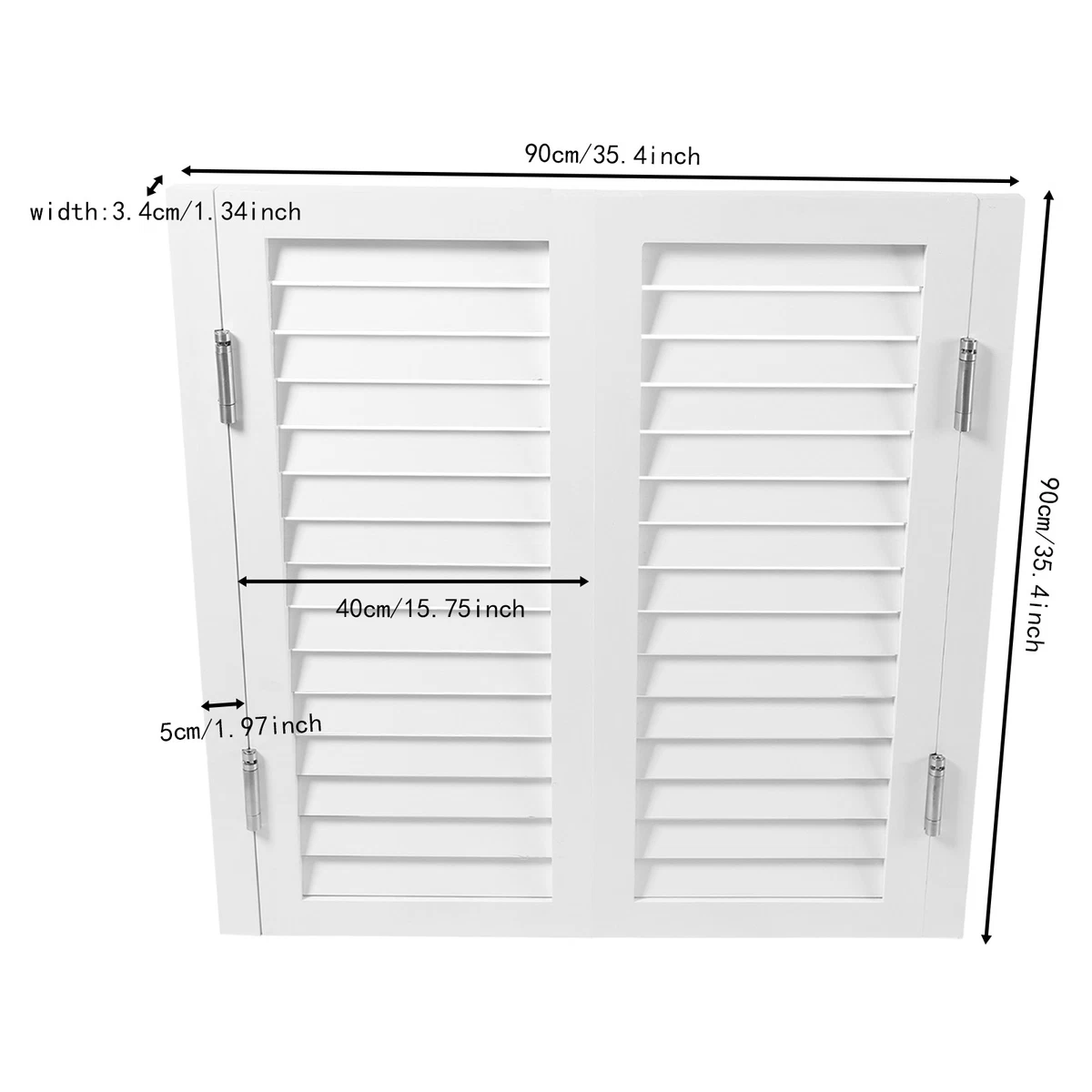 Puerta divisoria doble de madera de pino 35,4 pulgadas H puerta divisoria porche entrada puerta doble