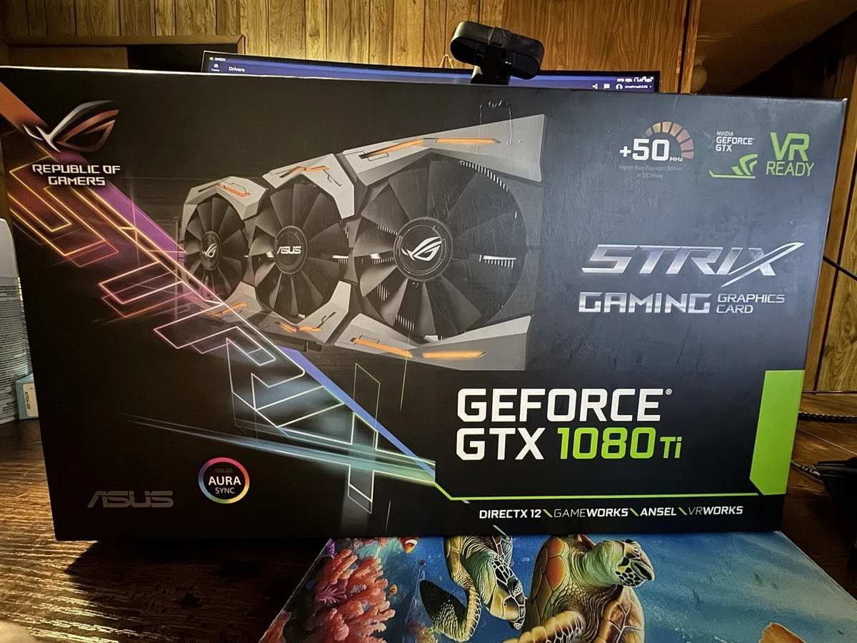 ASUS NVIDIA GeForce GTX 1080 Ti Computer Graphics Cards for sale