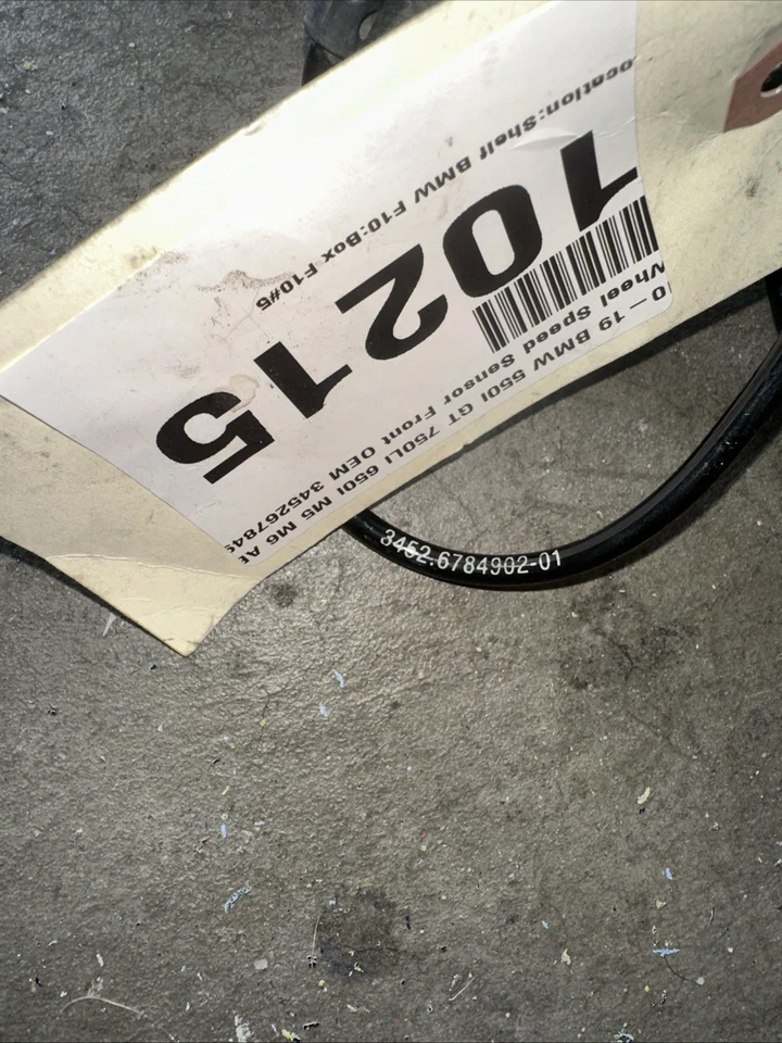 OEM FRONT RIGHT OR LEFT SIDE ABS WHEEL SPEED SENSOR 2011-2016 BMW 528i F10 - Изображение 2 из 3