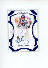 2025 Flawless Ed McCaffrey #FF-EMY Frames Signatures Sapphire Blue Auto 4/10