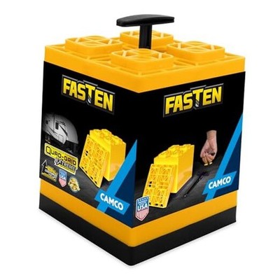 Fasten RV Leveling Blocks - Features Interlocking Design for Customizable