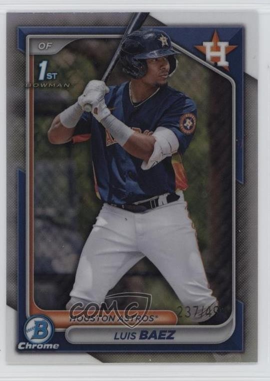 2024 Bowman Chrome Prospects Refractor /499 Luis Baez #BCP-66 17kh